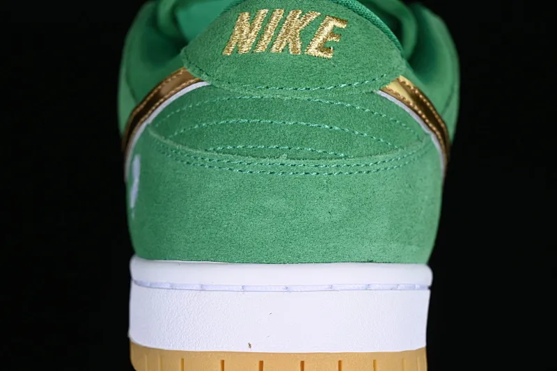 All categories Nk SB Dunk series Nk SB Dunk Low low-top sneakers Y version Nk SB Dunk Low Pro green gold SB smashed backboard fashion casual sneakers BQ6817-303